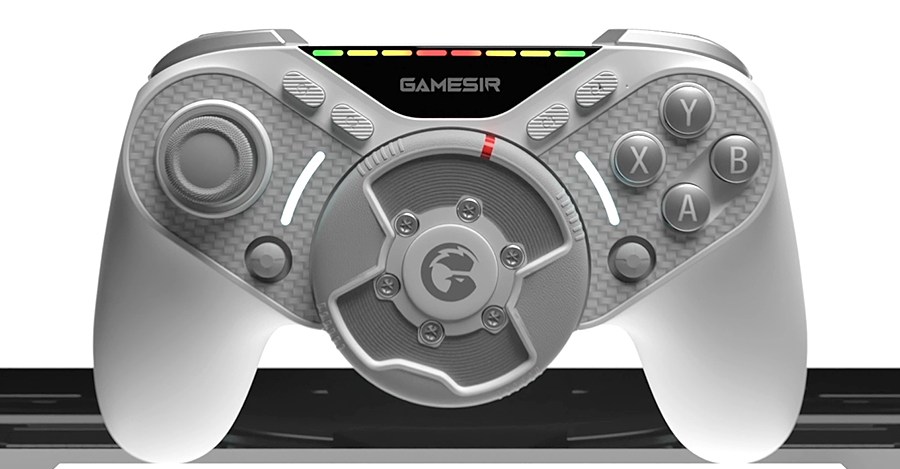 GameSir put a tiny steering wheel on its new Swift Drive controller