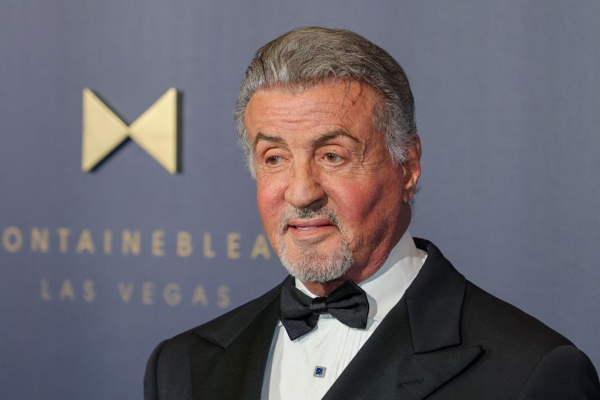 Sylvester Stallone attends the grand opening of Fontainebleau Las Vegas on December 13, 2023.