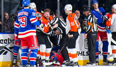 Ranger Immediately Regrets Dropping Gloves, Gets Dummied By Flyers' Nic Deslauriers