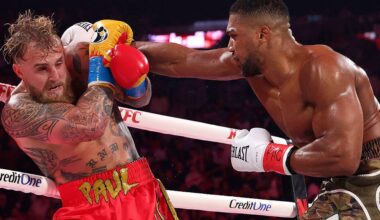 Anthony Joshua defeats Jake Paul by knockout