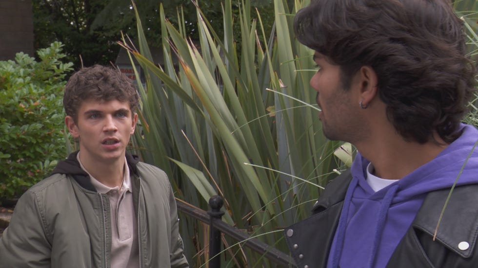 Lucas Hay and Dillon Ray in Hollyoaks lucas hay and dillon ray in hollyoaks