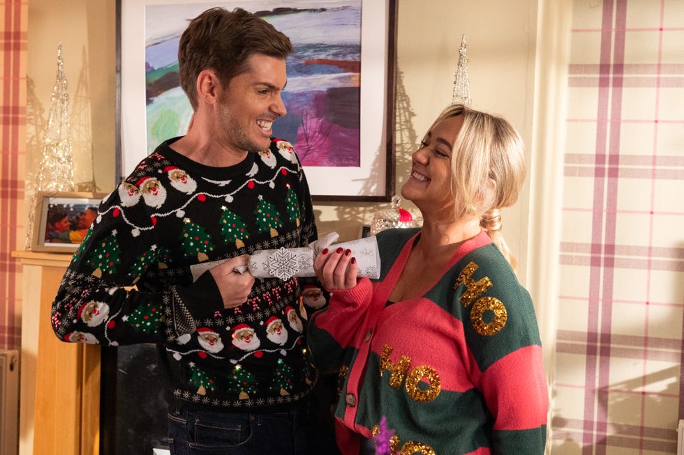 ste hay and leela lomax in hollyoaks