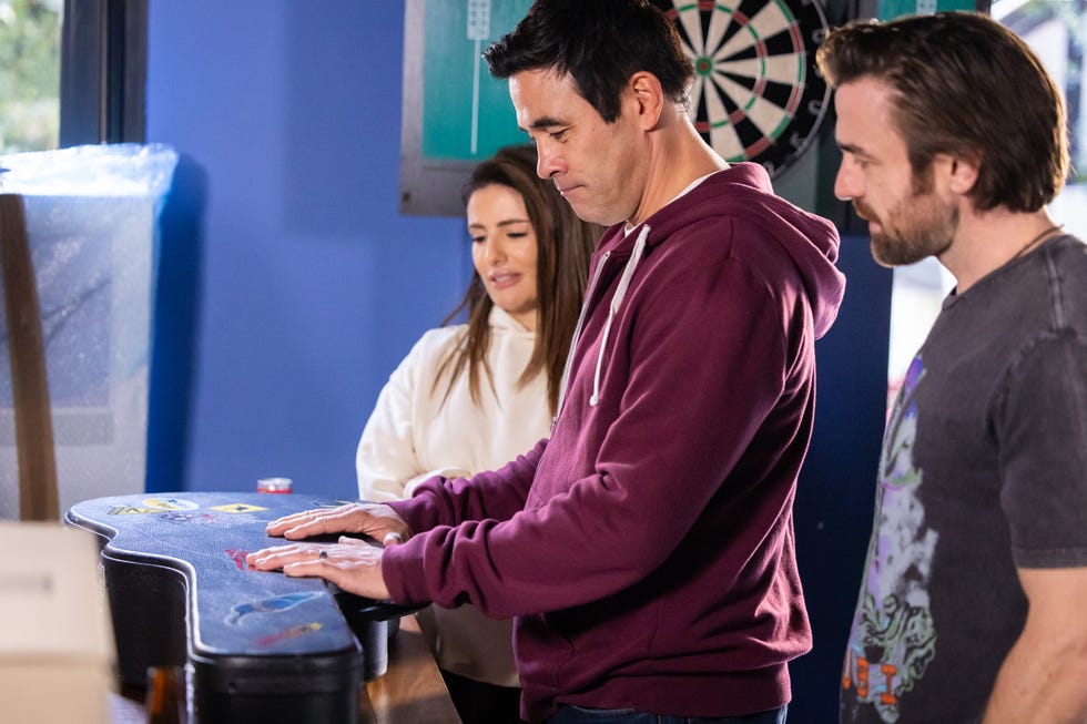 EMBARGO 29/12/2025 Leah Patterson, Justin Morgan and Remi Carter in Home and Away embargo 29122025 leah patterson, justin morgan and remi carter in home and away