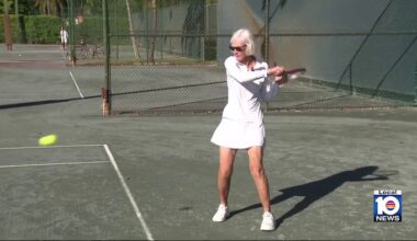 South Florida tennis star Donna Fales still serving up wins at 85 years young