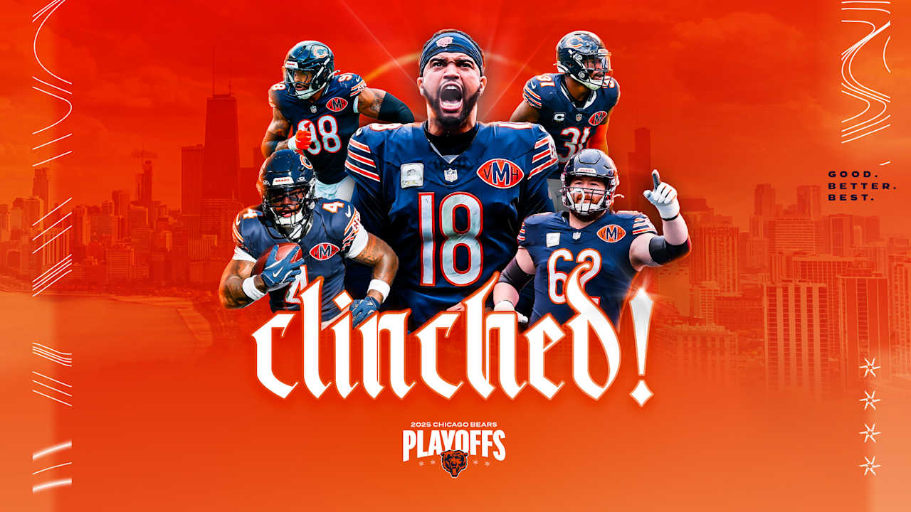 Playoff bound! Bears clinch 2025 postseason berth