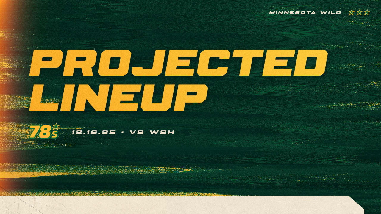 Projected Lineup: Wild vs. Capitals - NHL.com