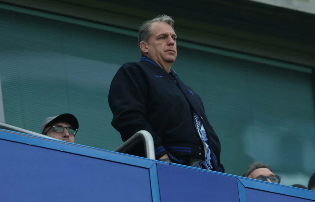 Chelsea co-owner Todd Boehly at Stamford Bridge
