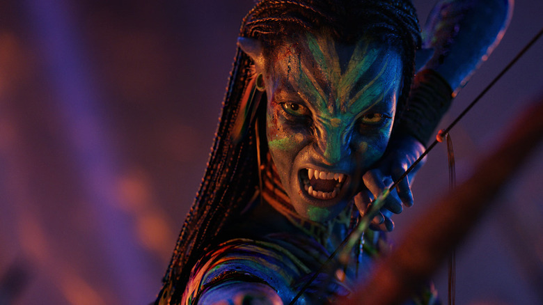 Neytiri is battle ready in Avatar: Fire and Ash