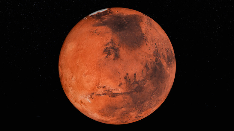 Mars in outer space