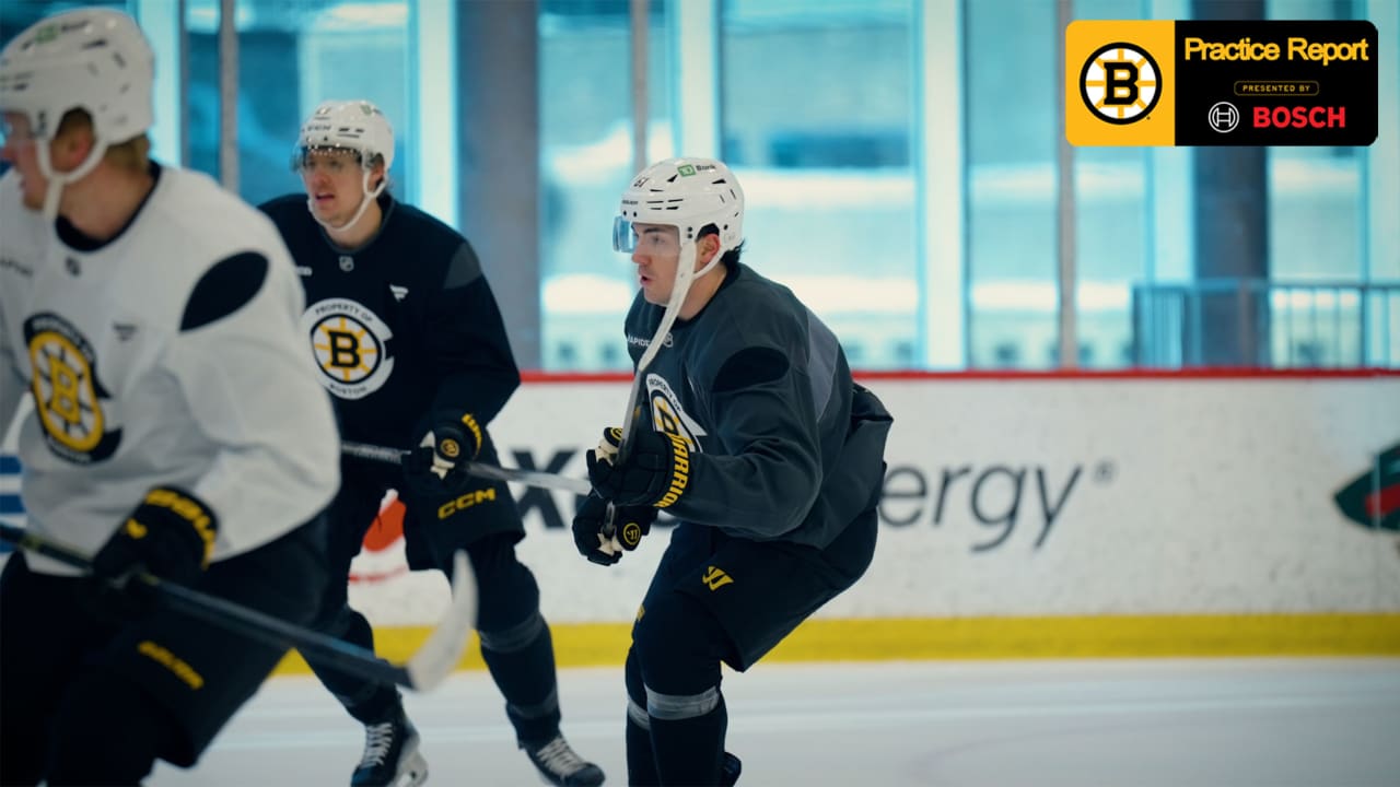 Practice Report: Bruins Prepare for the Wild 