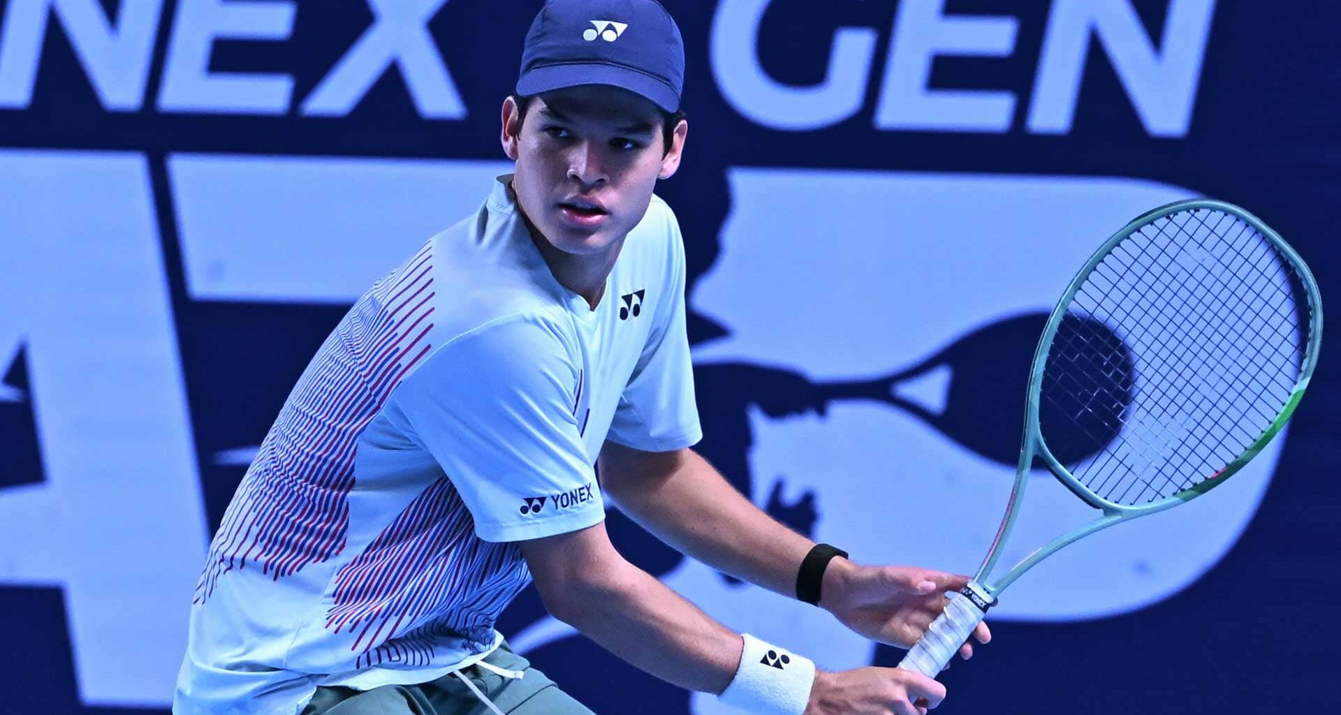 Juan Carlos Prado Angelo hit with Carlos Alcaraz and Jannik Sinner last year.