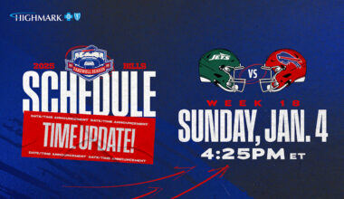 Date, Time and TV Network announced for Bills vs. Jets Week 18 game