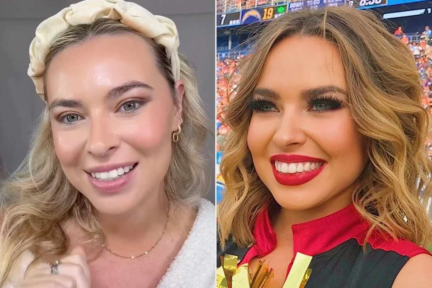 Former NFL Cheerleader Explains Why They Don't Often Wash Their Hair