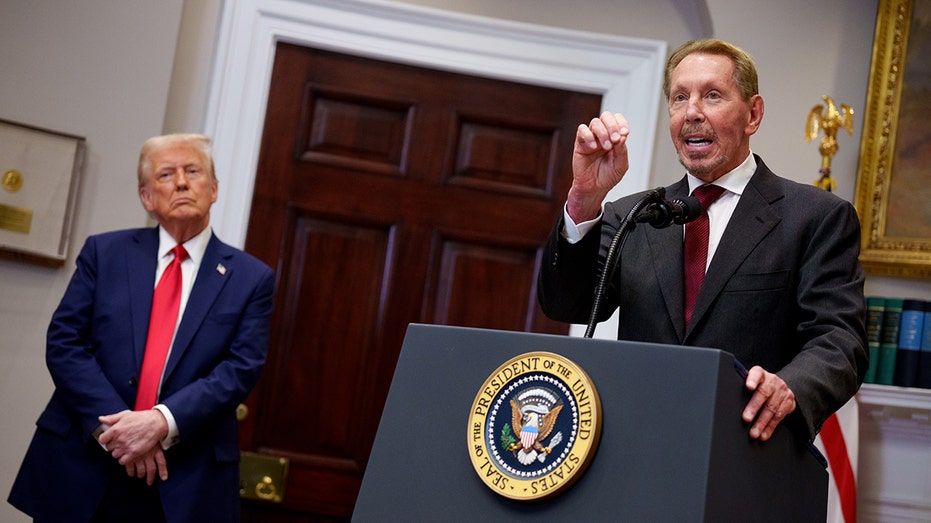 Larry Ellison at the White House