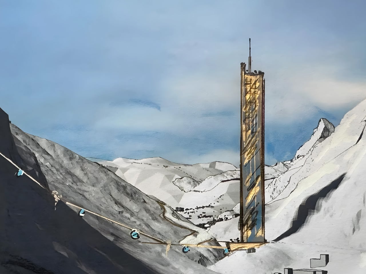 This 260-Meter Skyscraper Is Dividing Switzerland’s Most Iconic Alpine Village