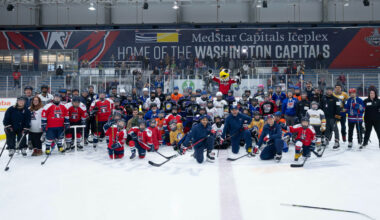 Ovechkin enjoys ‘great’ time hosting clinic for American Special Hockey kids 