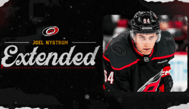 Canes Sign Nystrom To Four-Year Contract Extension