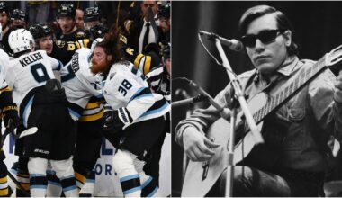 Bruins, Mammoth Brawl Gets Festive With 'Feliz Navidad' Soundtrack As Fists Fly