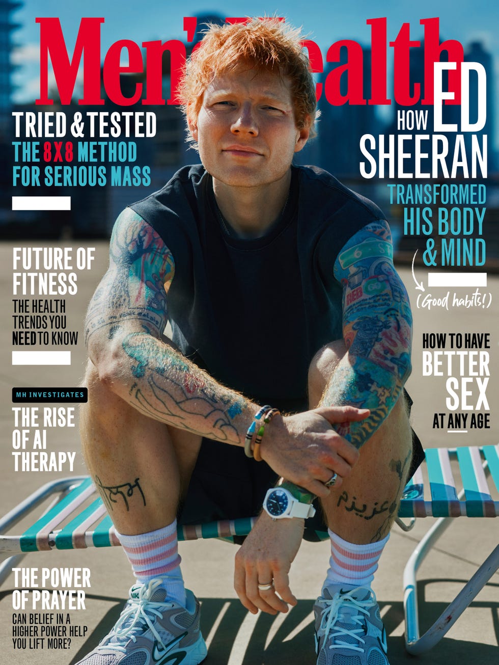 ed sheeran men's health cover