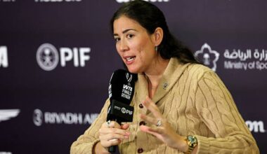 Muguruza evaluated the split between Alcaraz and Ferrero. Source: Getty