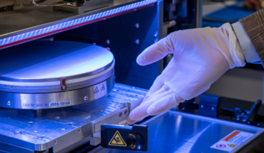 To test the new chips, the researchers used a special machine to perform automated electrical characterization of the designs on a wafer of chips.