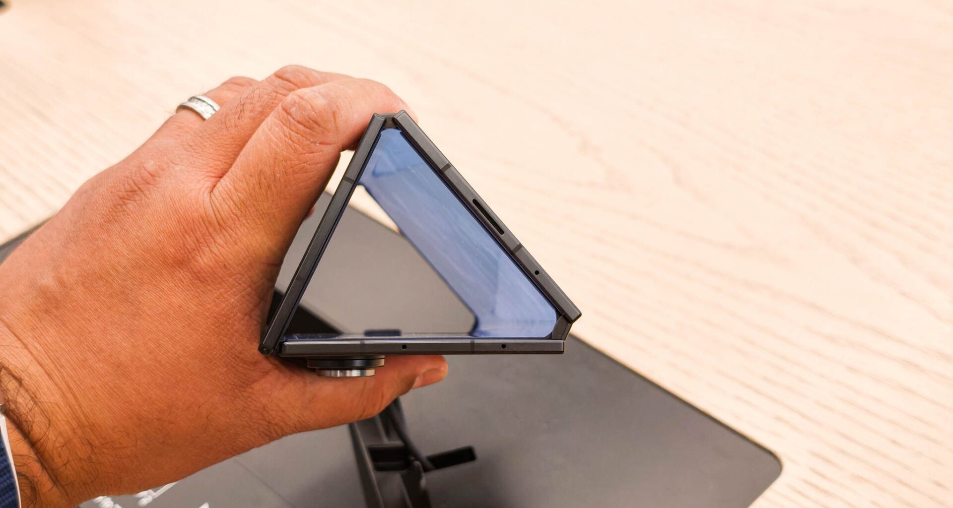 I went hands-on with the Galaxy Z TriFold at Dubai Mall — Samsung's tri-fold has a distinct advantage over the Huawei Mate XT, and the design is much better than I expected