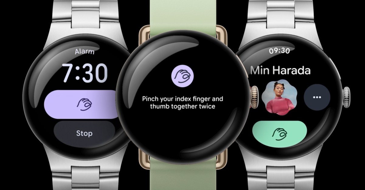 The Pixel Watch 4 gets new one-handed gestures and better smart replies