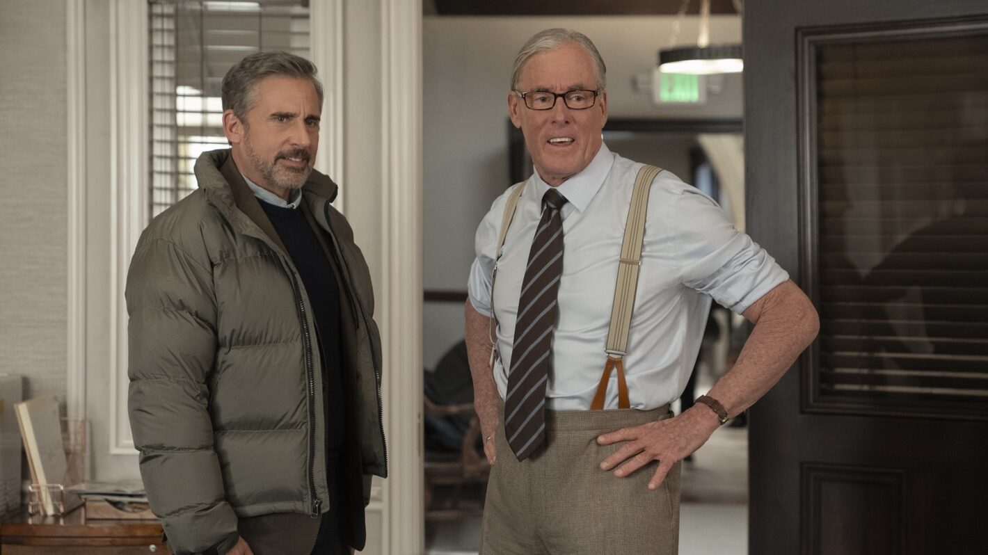 Steve Carell and John C. McGinley in