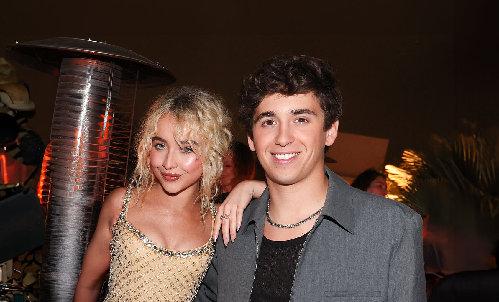 Sabrina Carpenter and Marcello Hernandez at the Variety Power of Young Hollywood Event at the Santa Monica Proper Hotel on August 8, 2024 in Santa Monica, California. (Christopher Polk/Variety via Getty Images)