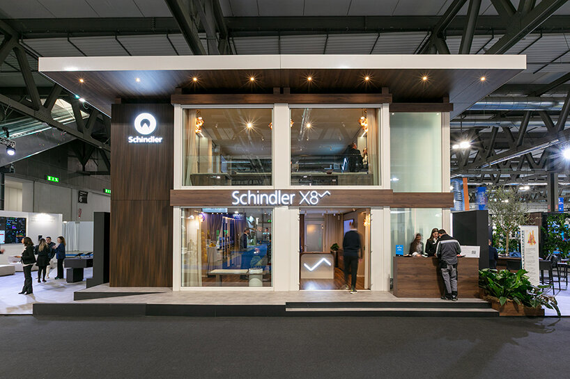 schindler X8 reshapes elevator architecture operating without a shaft or pit