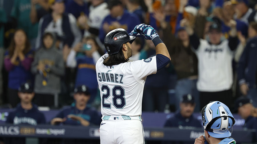 Seattle Mariners Eugenio Suárez...