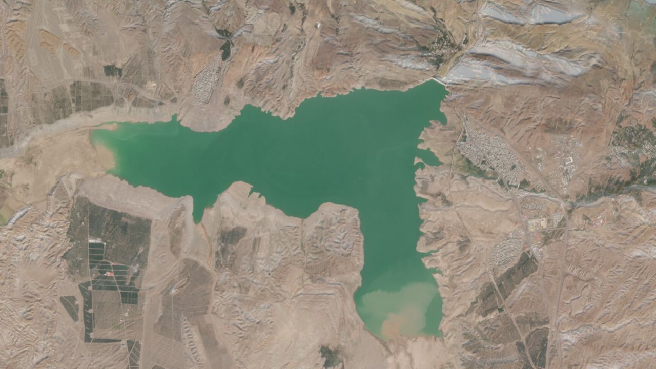 Sefidrud Dam, near Manjil, November 10, 2024.