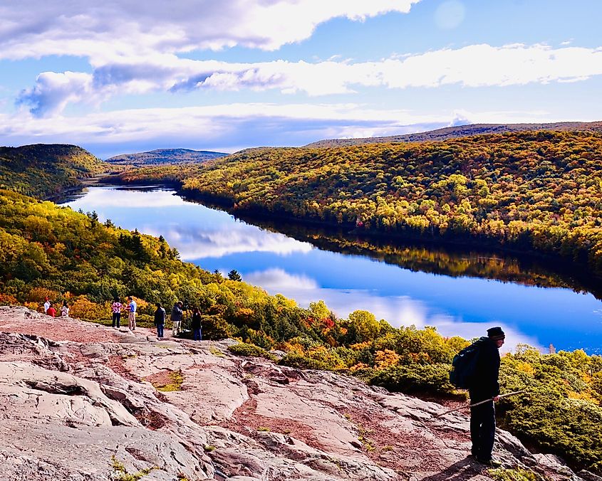  Lake of the Clouds in Porcupine Mountains Wilderness State Park