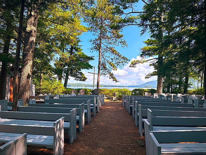 Church Island on Squam Lake, New Hampshire