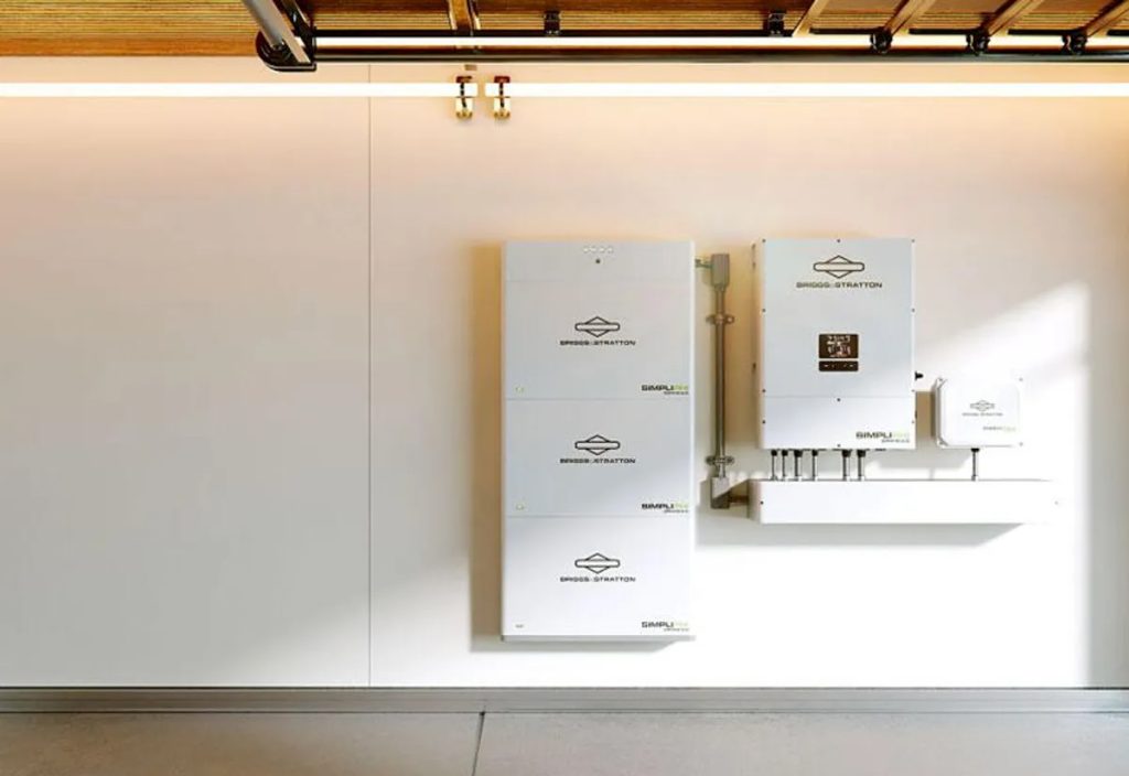 SimpliPHI battery storage; via Briggs & Stratton.
