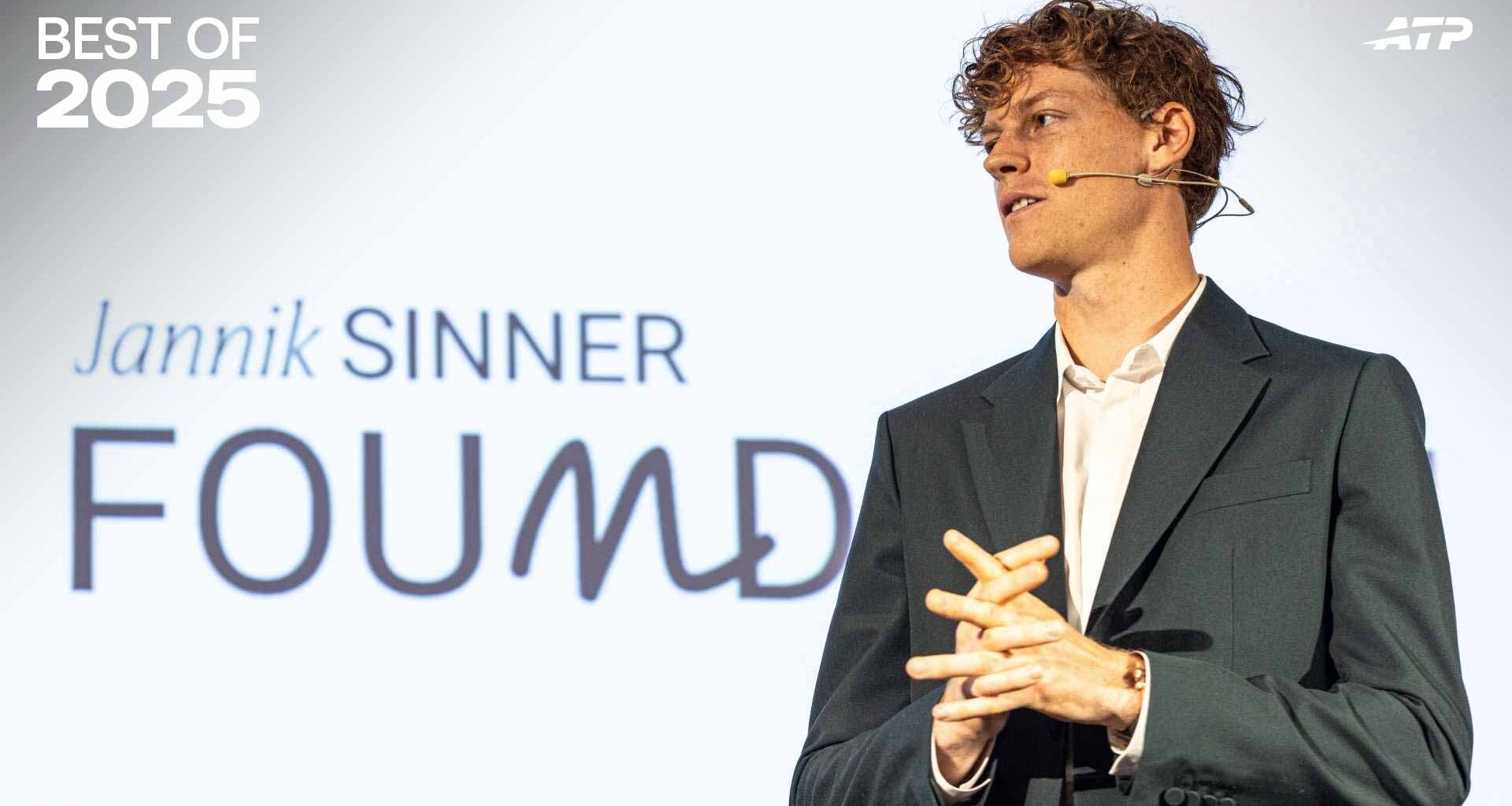 Jannik Sinner launched the Jannik Sinner Foundation in April and held an unveiling event in September.