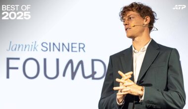 Jannik Sinner launched the Jannik Sinner Foundation in April and held an unveiling event in September.