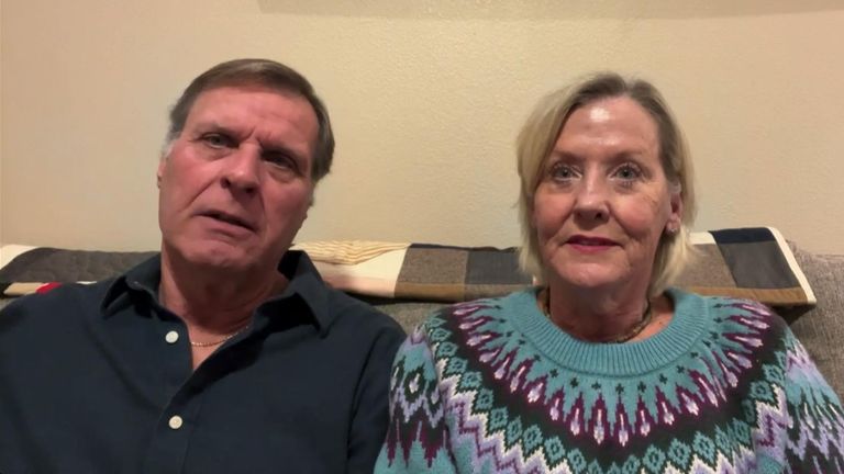 Drew and Joyce Kesse continue to appeal for information in the case. Picture: Sky News