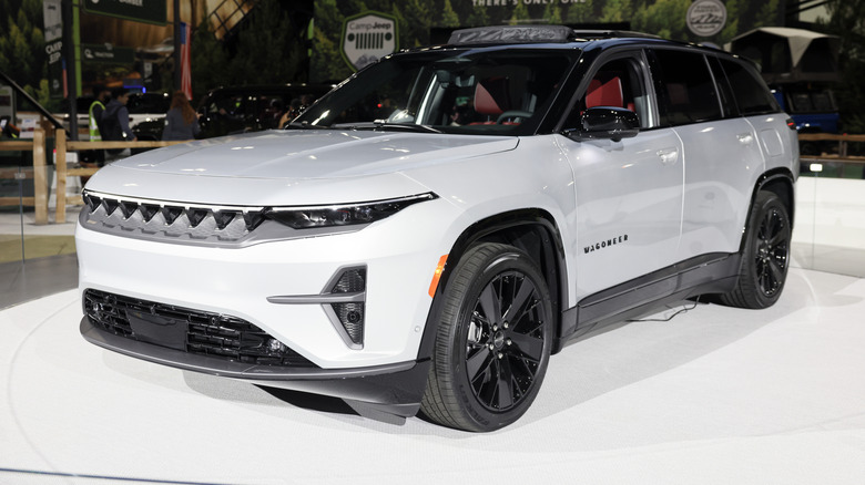 The All-New, All-Electric, Wagoneer S is on display during the 2024 LA Auto Show at the Los Angeles Convention Center on November 22, 2024 in Los Angeles, California.