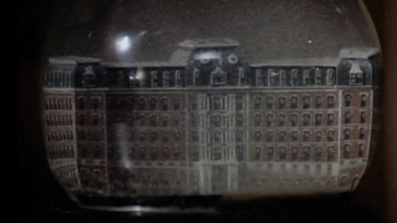 St. Eligius Hospital in a snow globe at the end of St. Elsewhere