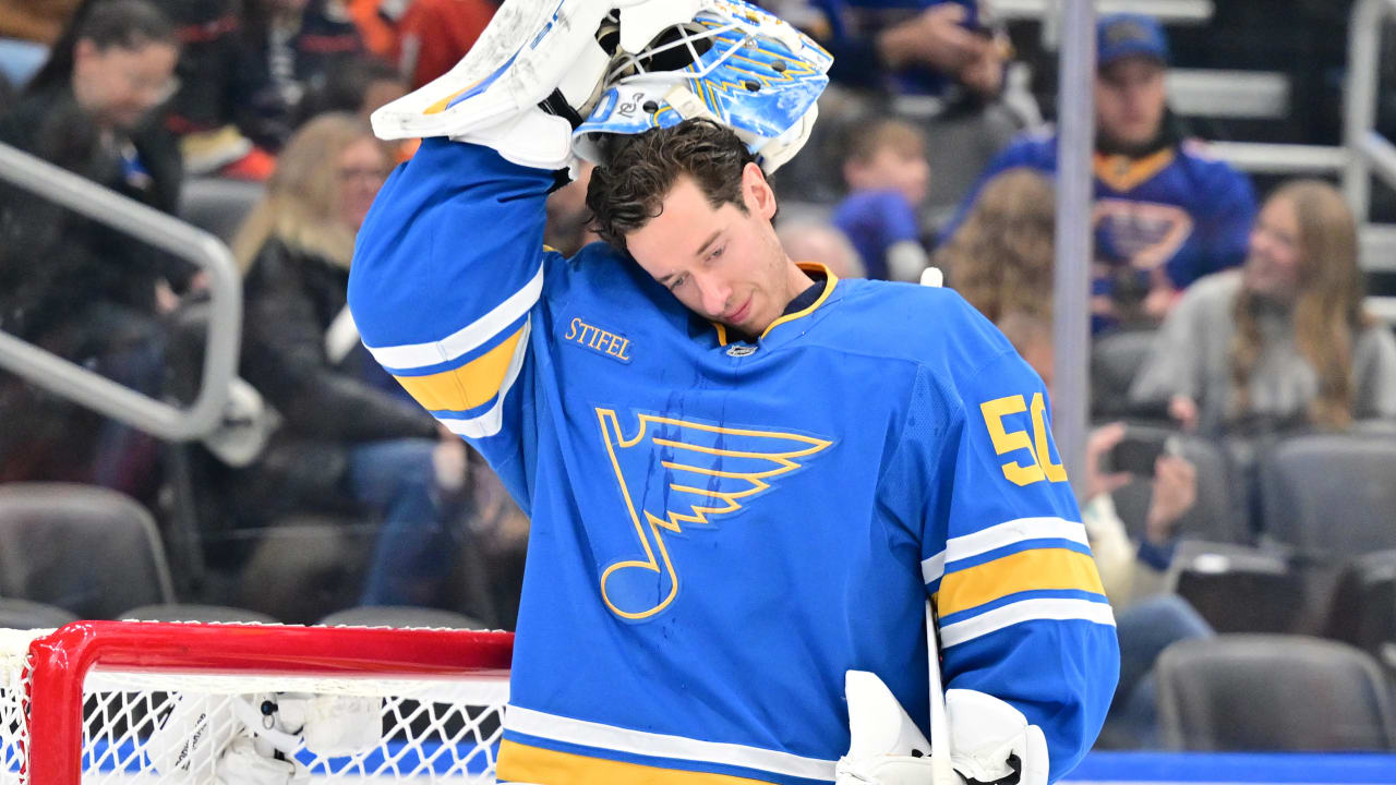 Binnington, Montgomery ‘good’ after verbal exchange during Blues loss