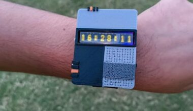 Ashutosh Dash's H-CUBE Is a Retro-Themed, Feature-Packed Espressif ESP32-S3 Smartwatch