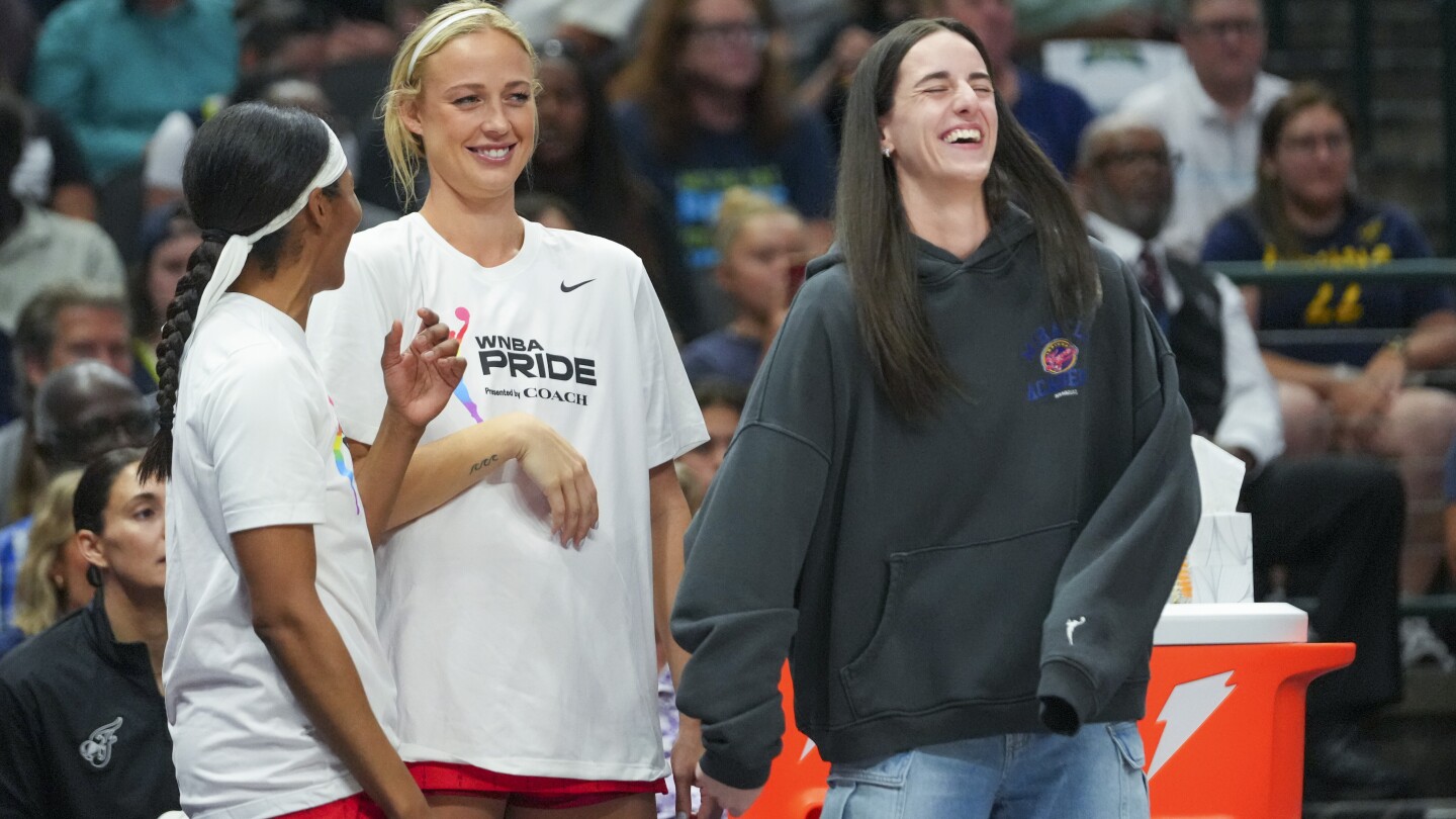 Caitlin Clark and Napheesa Collier chosen as captains of WNBA All-Star Game by fan vote