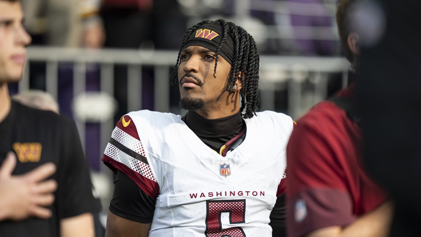 Commanders shutting down Jayden Daniels for rest of 2025