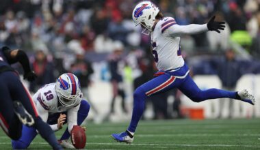 Matt Prater out for at least a week, Bills need to find a kicker