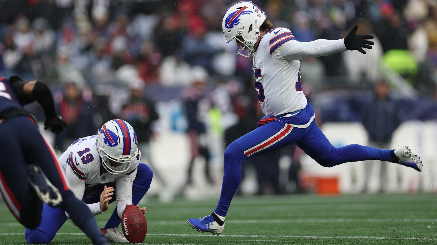 Matt Prater out for at least a week, Bills need to find a kicker