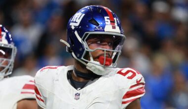 Abdul Carter serves another benching, misses first quarter Monday night