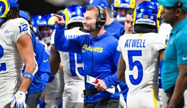 Sean McVay says Rams will play their starters in Week 18