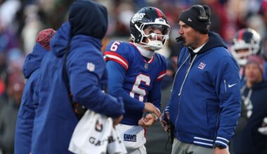 Jaxson Dart is checked again for a concussion, for the fifth time this year