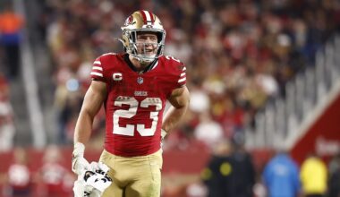 49ers add Christian McCaffrey to injury report as questionable with back injury